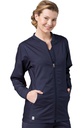EON Women's COOLMAX Mesh Panel Solid Scrub Jacket