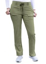 P4100- بنطلون سكراب  نسائي  من ادار برو (Heather Olive, XXS)